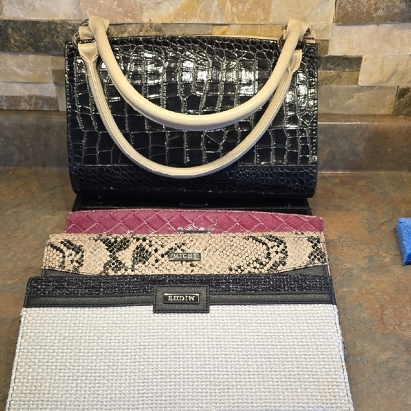 Miche Black, Pink, and Beige Clutch Collection - Picture 3 of 3